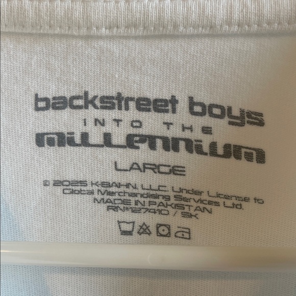 Backstreet Boys White Graphic Short Sleeve Shirt - Picture 3 of 4